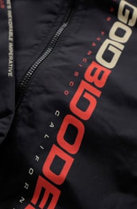 Image 3 of Gold Blooded RPM (Men's Black Windbreaker)