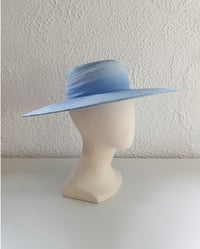 Image 3 of BLUE SKY OMBRE STRAW HAT