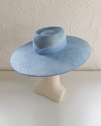 Image 4 of BLUE SKY OMBRE STRAW HAT