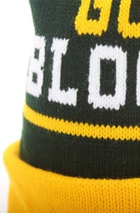 Image 3 of Gold Blooded (Green Beanie)