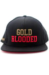 Gold Blooded (Black Snapback Cap)