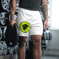 Image 4 of Primal Savage- Athletic shorts Wht