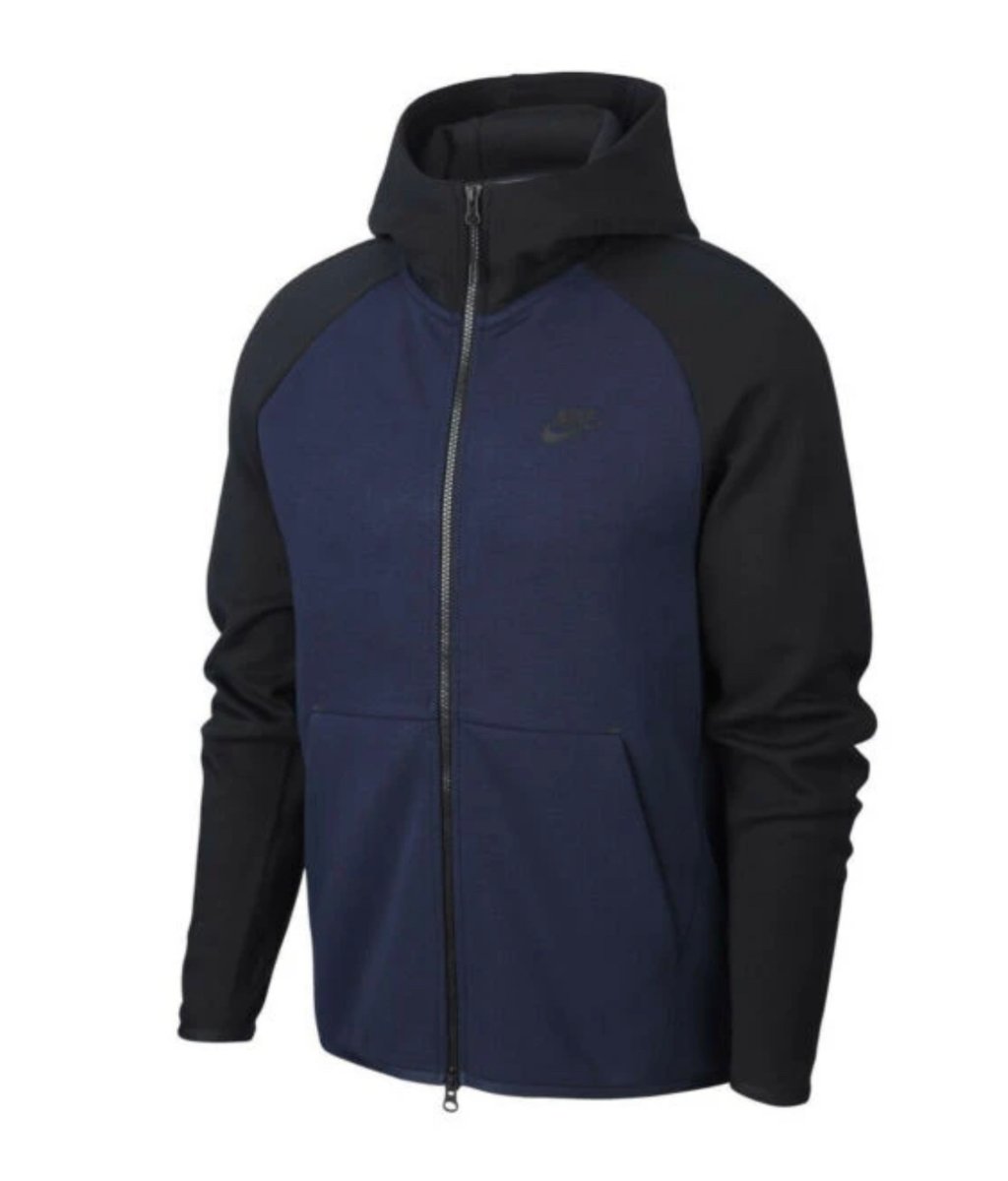 Nike tech sales fleece hoodie navy