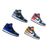 Image 1 of JORDAN 1 SNEAKER PINS - HARD ENAMEL