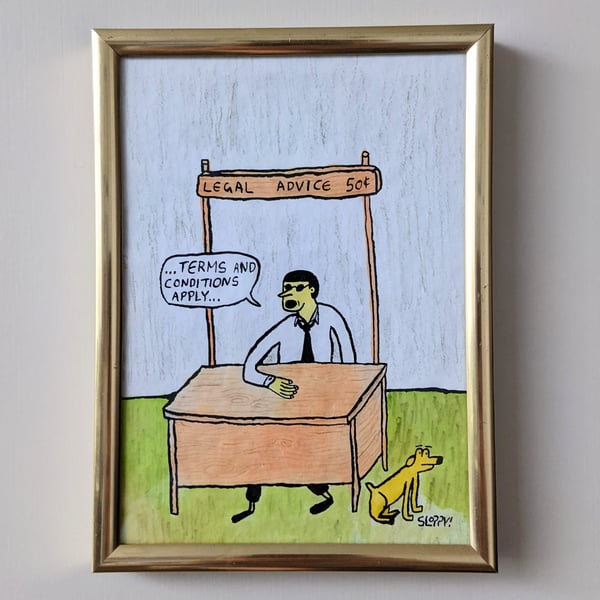 Image of "Legal Advice" (Framed, 140x190mm)