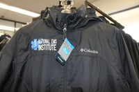 COLUMBIA Glennaker Lake Rain Jacket w/"National EMS Institute" Embroidery 