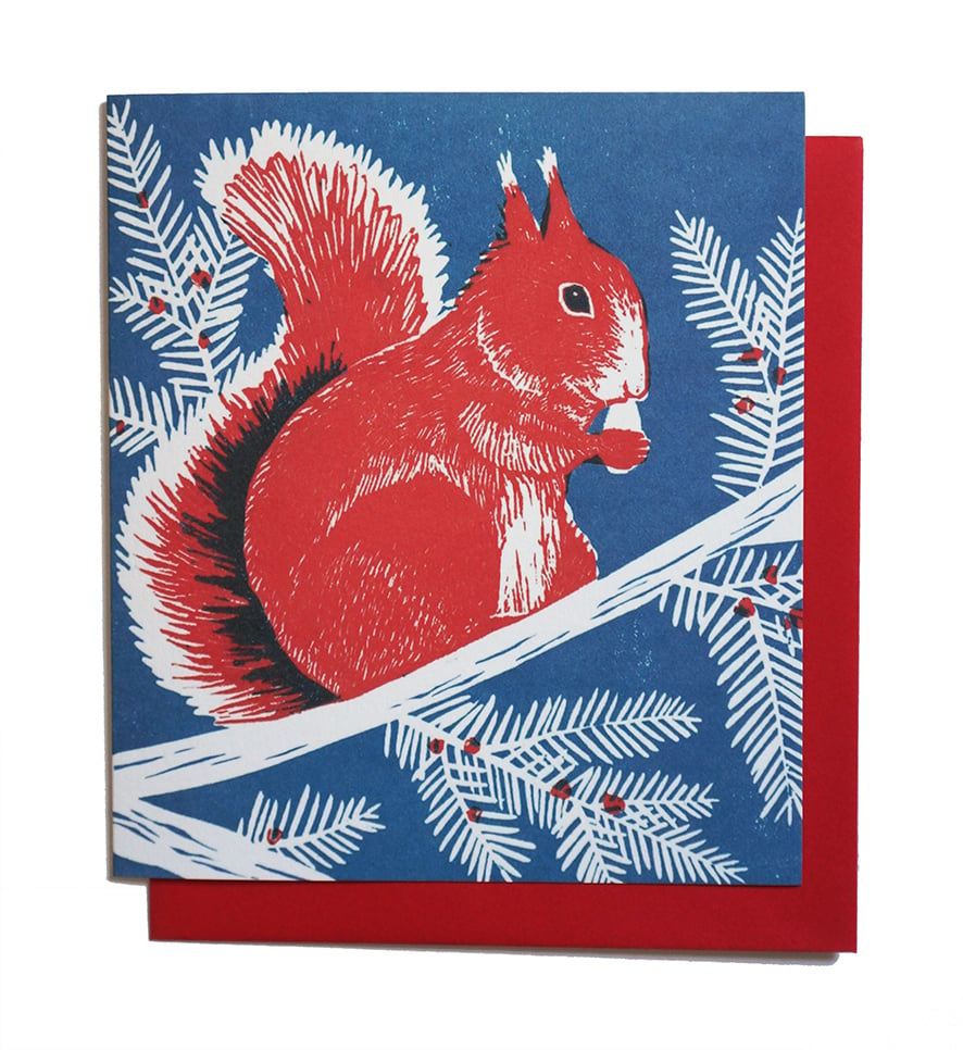 Image of Robin & Squirrel - Charity Christmas Cards