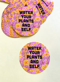 Image 2 of Water Your Plants and Self-weatherproof sticker
