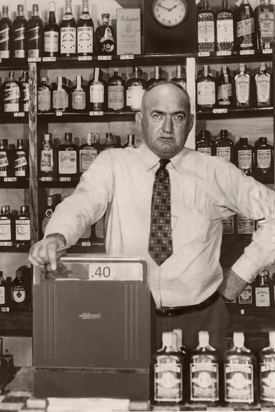 Image of Joe At His Liquor Store postcard