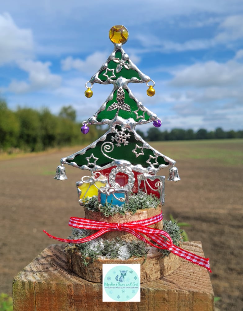 Image of Christmas Tree Table Centre Piece