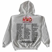 Image 2 of "STRAIGHT OUTTA HAYWARD" HOODIE IN GREY BY HAYWARD STRONG