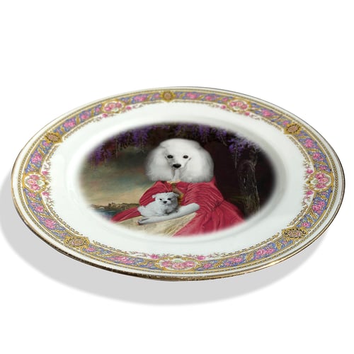 Image of La Duquesa - Vintage Porcelain Plate - #0736