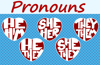 Pronoun Heart Buttons!