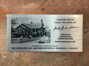Image of Brick from Joe Jackson's Home