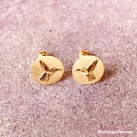 Image 1 of Algeria Colibrí 10k Gold Studs