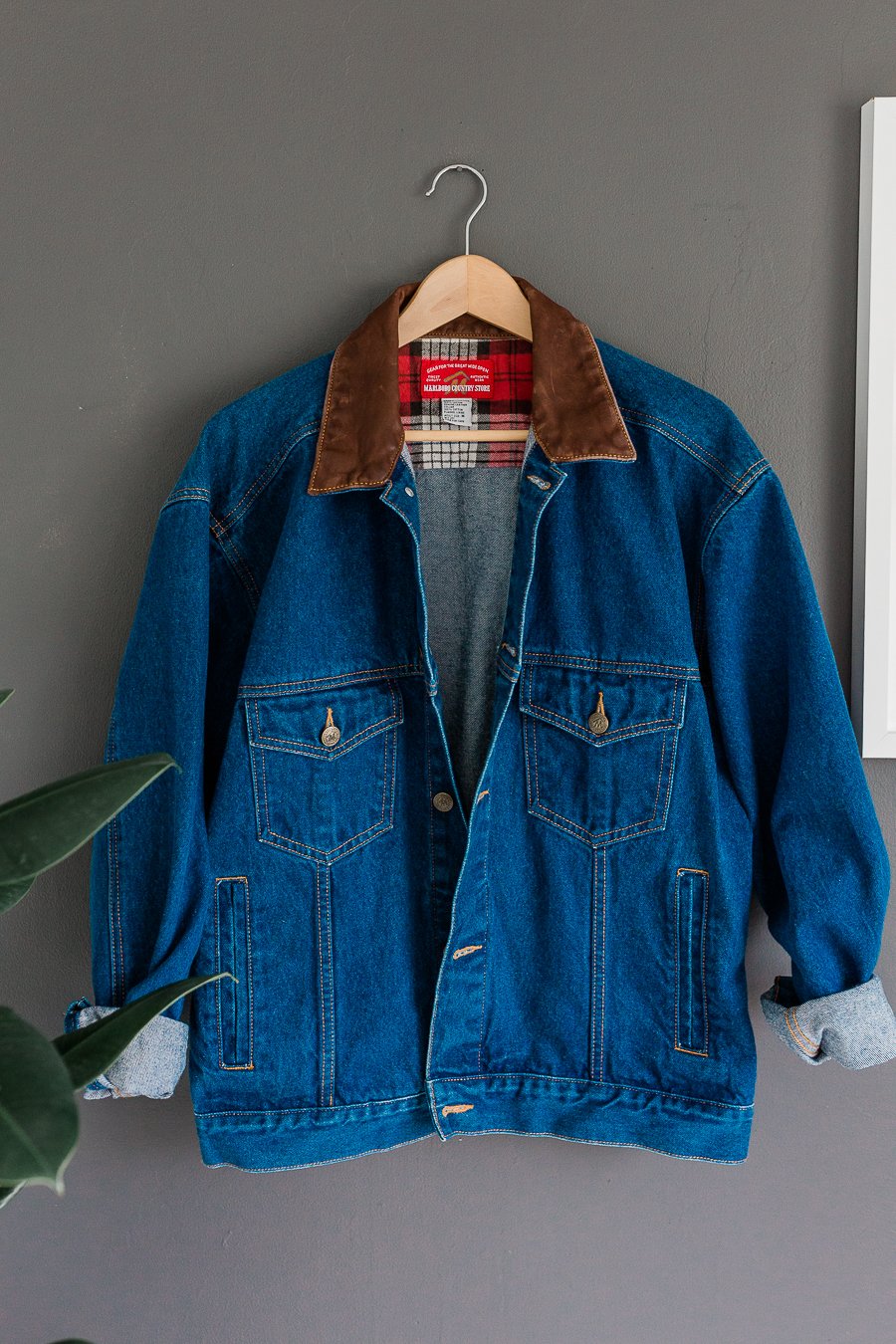 Marlboro blue jean sales jacket