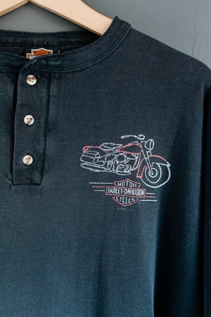 Image of Vintage 90s Harley Davidson East Coast Long Sleeve