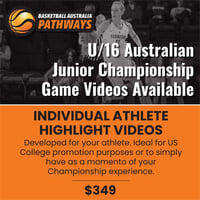 $349 - 2021 U16 Championships - Individual Player Highlight Package