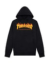 SUDADERA THRASHER FLAME YOUTH HOOD BLACK