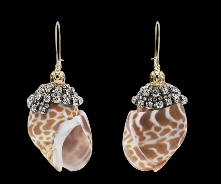 Image of SPARKLING  REEF  EARRINGS /SPIRATA
