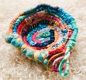 All the Colours of the Rainbow Woven Basket