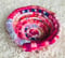 Image of Pretty in Pink Woven Basket