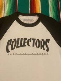 Image 1 of COLLECTORS • BLK SLEEVE RAGLAN 