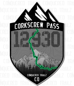 Image of "Corkscrew Pass" Trail Badge