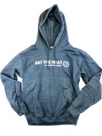 EAT THE MEAT - Gray Hooded Sweatshirt