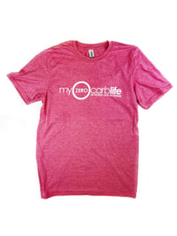 Image 1 of MZCL Logo Unisex Tee - Heathered Red 