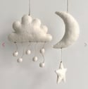 White Felt Cloud 