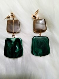 Green/Brown Fashion Earrings