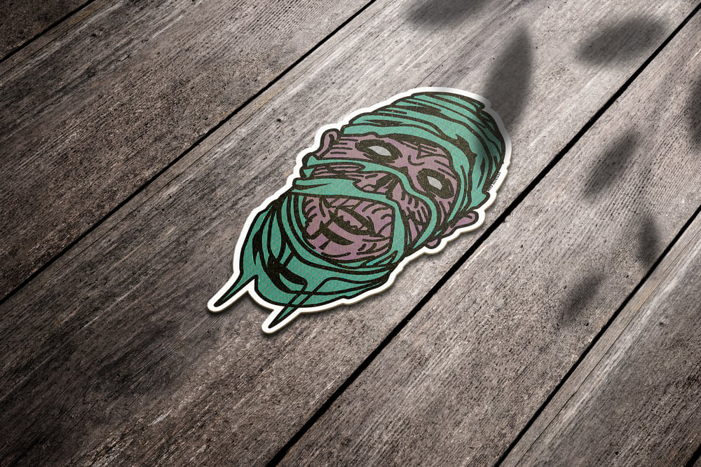 Mummy Retro Sticker