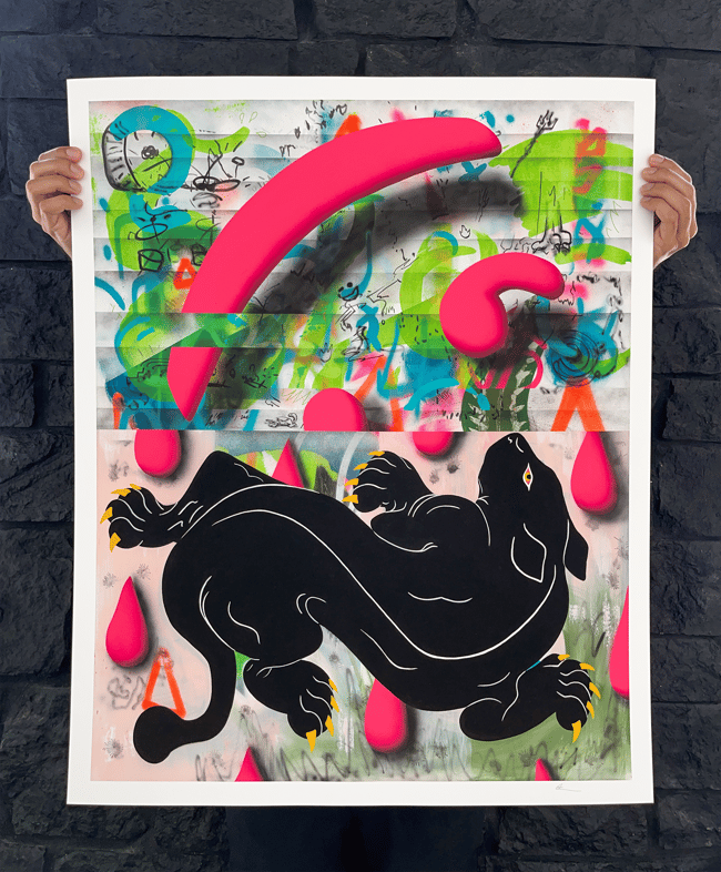 '\////' Limited Print 26" x 32"