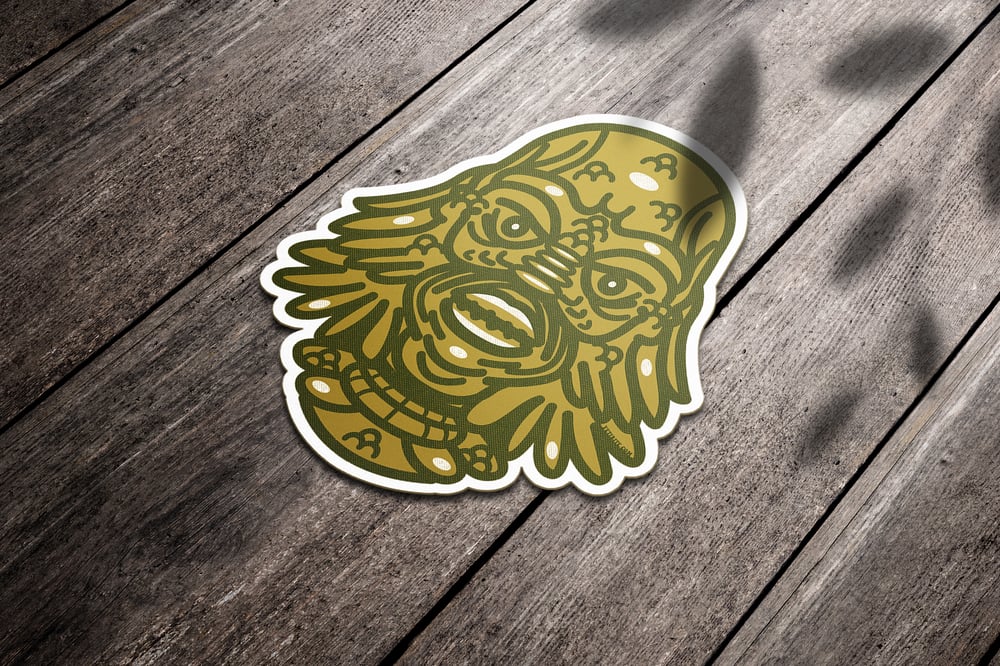 Lagoon Creature Sticker