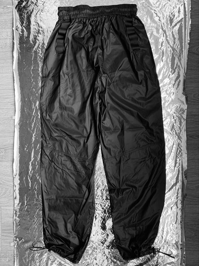 TERROR VISION - nylon zip pants (with 3M reflective embroidery