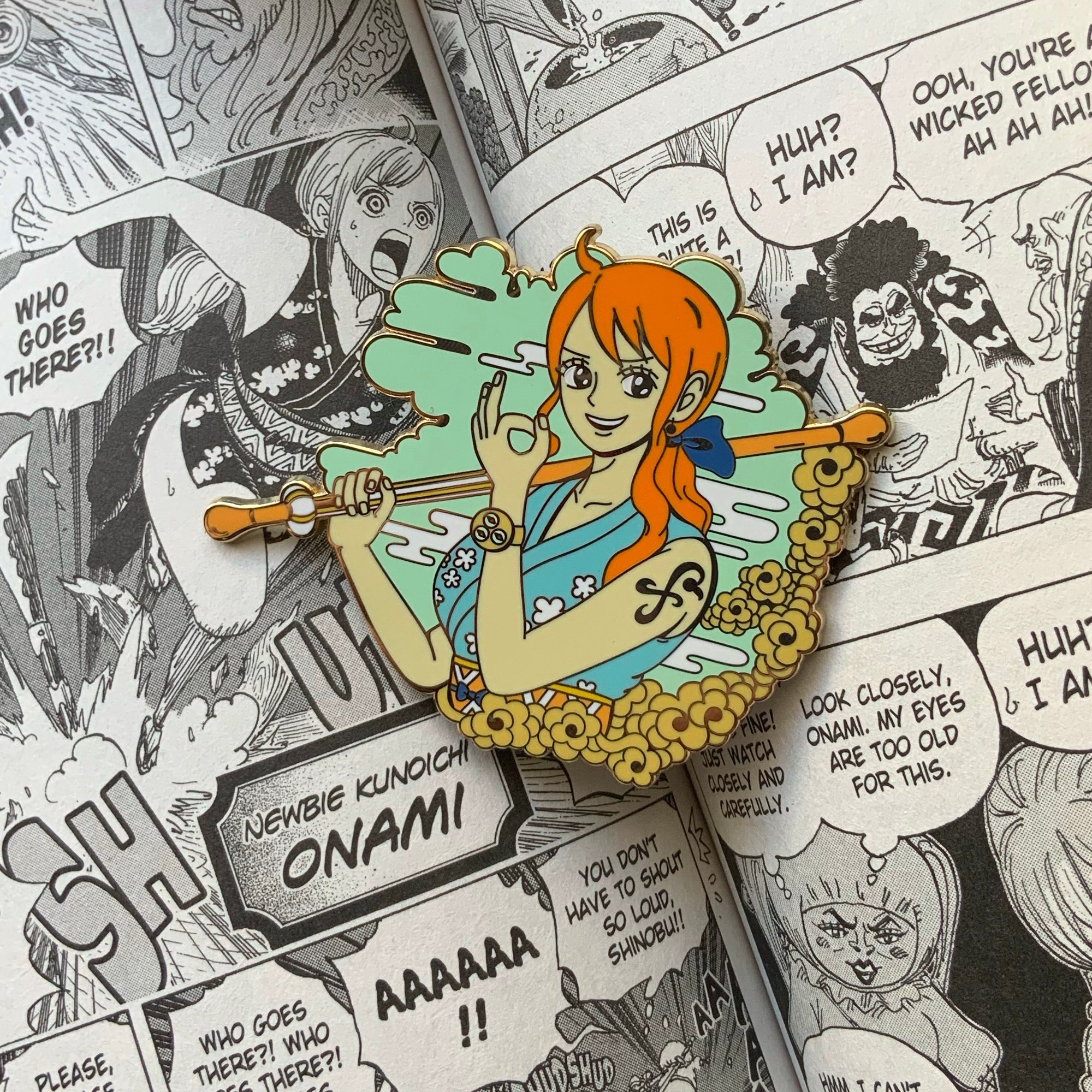 One Piece Nami Enamel Collector Pin
