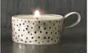 Dimpled Spot Candle Holder