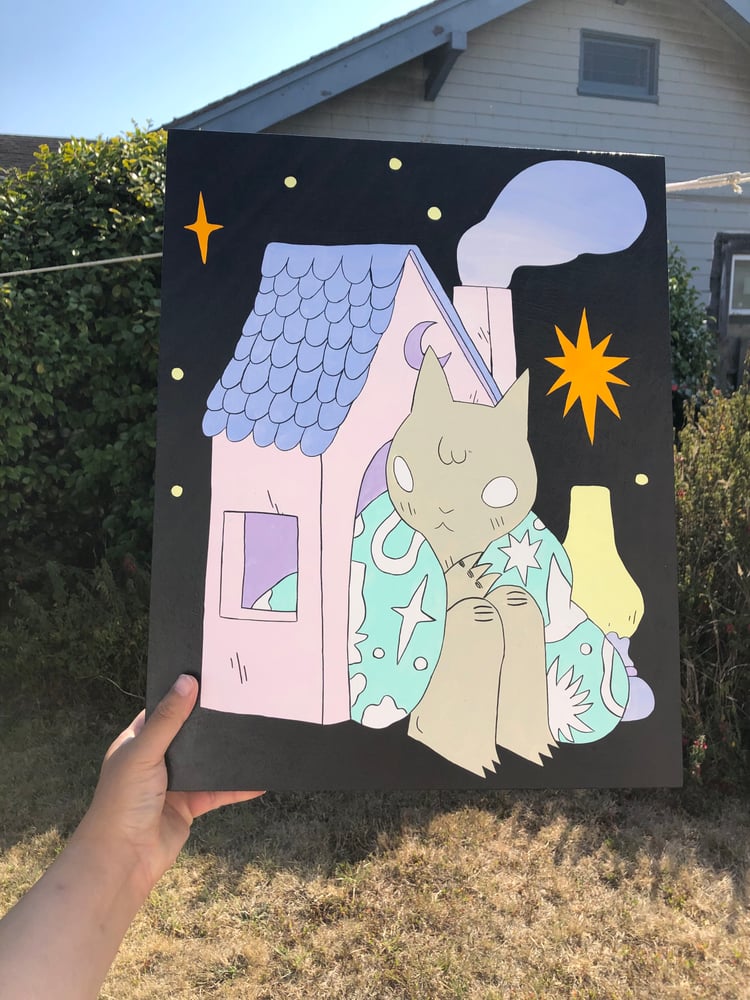 Image of Little House Painting 