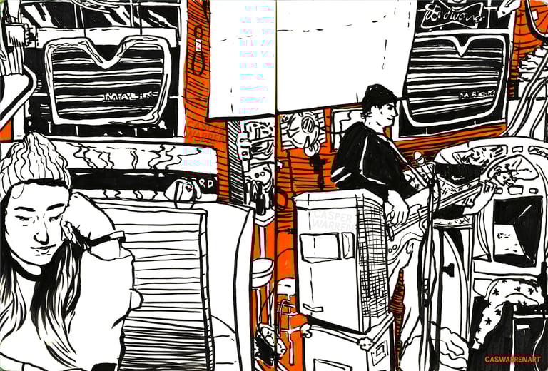 American Garage 8.5x11 Print