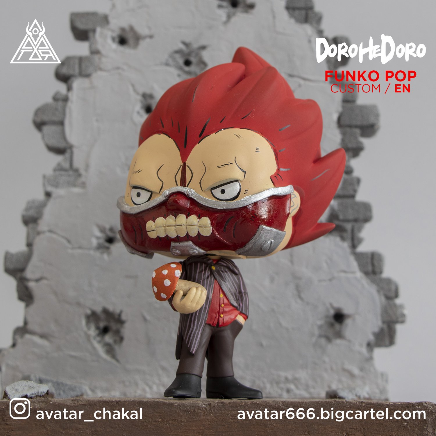 Image of DOROHEDORO SET funko pop custom 