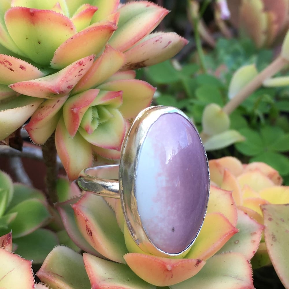 Image of Hyacinth Jasper & Silver Ring