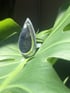 Labradorite & Silver Tear Drop Ring Image 3