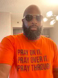 Image 3 of PRAY ON IT - BRIGHT ORANGE 