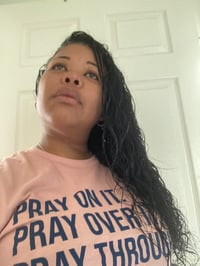 Image 2 of Pray On It - Salmon Unisex T-Shirt