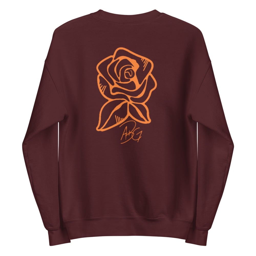 Image of Long Live the Rose  Maroon Sweatshirt 