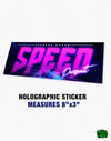 Speed Pursuit Holographic Sticker