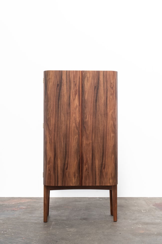 SEVEN DRINKS CABINET WITH GRANITE - MEDIUM