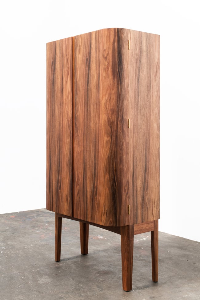 SEVEN DRINKS CABINET WITH GRANITE - MEDIUM