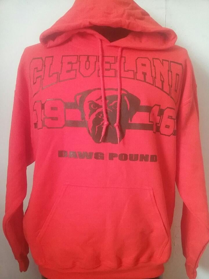 Dawg pound orange hoodie hot sale